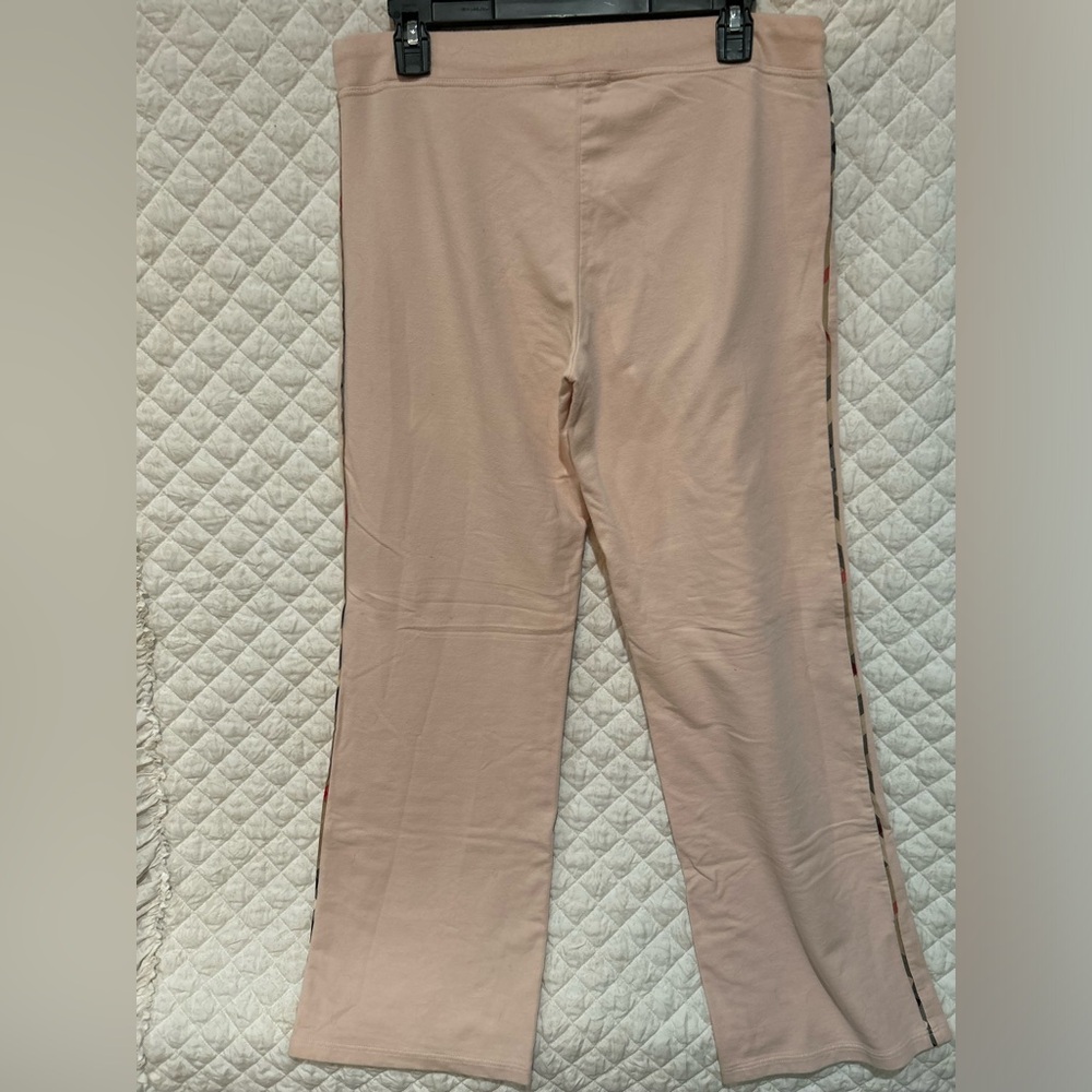 Burberry track pants with Burberry design on sides size L